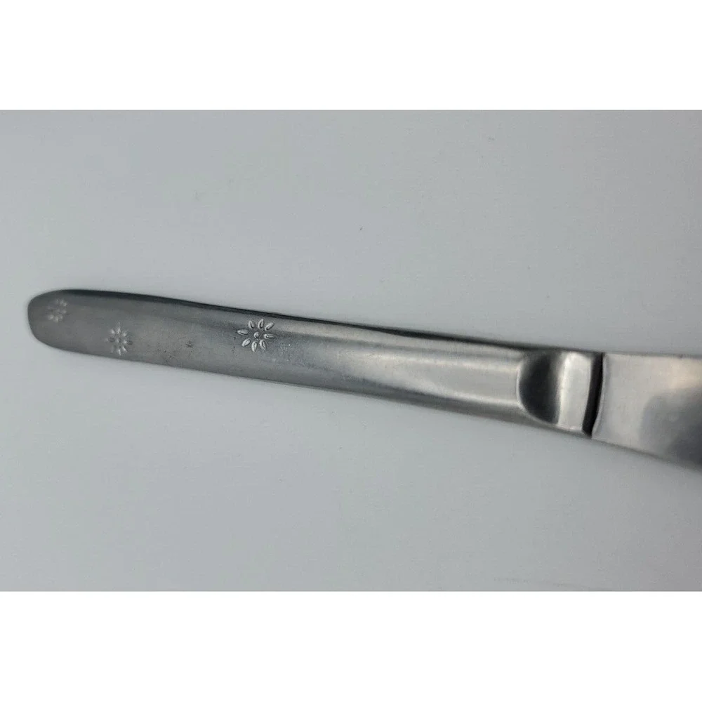 Vtg Superior Stainless Atomic Starburst Night‎ Sky Star MCM Dinner Knife